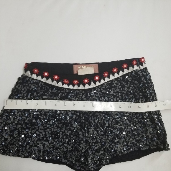 𝅺free PEOPLE Wild Heart Kyra Sequin Short! - Picture 7 of 8
